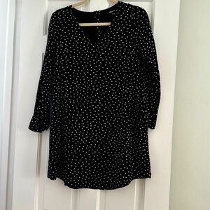 Madewell long sleeve star mini dress